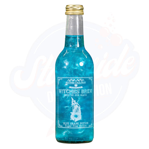 Potions Cauldron Witches' Brew Blue Grape Soda 330ml - Pack of 12