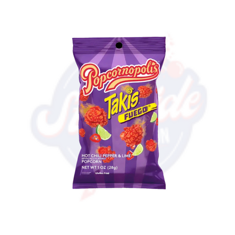 Popcornopolis Gourmet Takis Fuego Popcorn 1oz/28g - Pack of 30