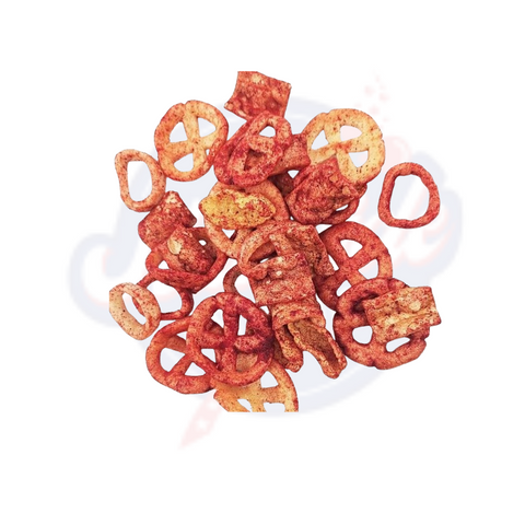 Las Ricas Blazin Hot Party Mix Puffed Snack 1.75oz/49.6g - Pack of 6