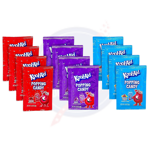 Kool Aid Popping Candy 0.74oz/21g - Pack of 12