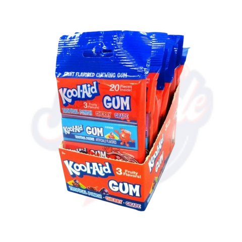 Kool Aid 4 Pack Stick Gum 1.76oz/50g - Pack of 10