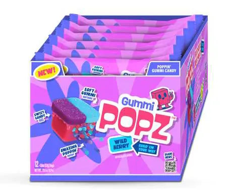 Gummi Popz Sweet Wild Berry 26g (3pc) - Pack of 16