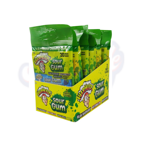 Warheads Sour Stick Gum, 1.76oz/50g - Pack of 10