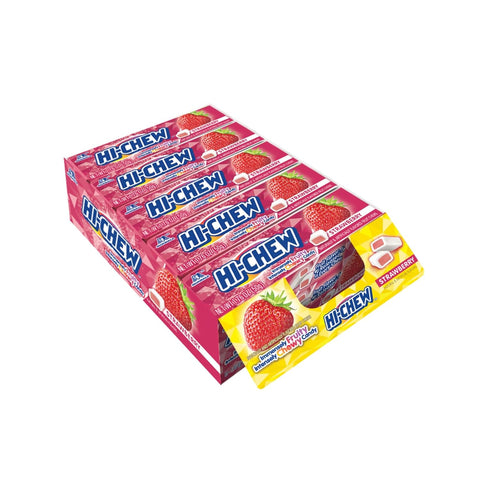 HI-chew Chewy Strawberry Candy 1.76oz/50g- pack of 15