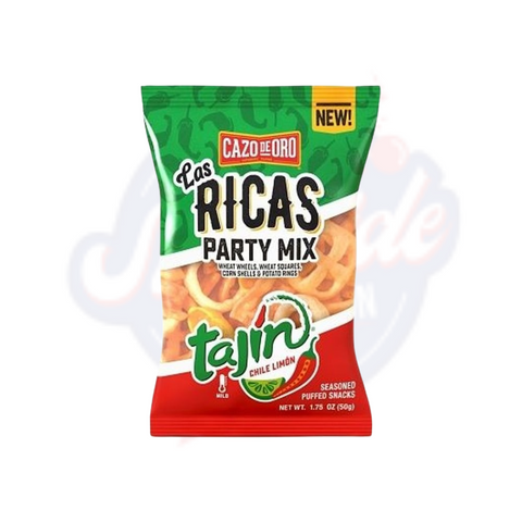 Cazo De Oro Las Ricas Tajin Party Mix 1.75oz/50g - Pack of 12