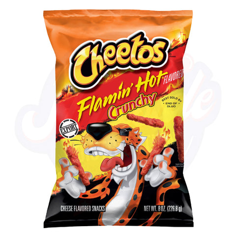 Cheetos Crunchy Flamin’ Hot 8oz/227g – Pack of 10