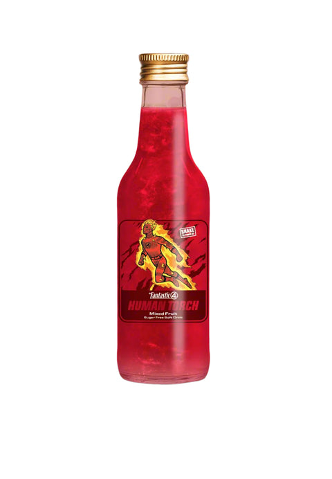 Potions Cauldron Fantastic 4 Human Torch Mixed Fruit Soda 330ml - Pack of 12