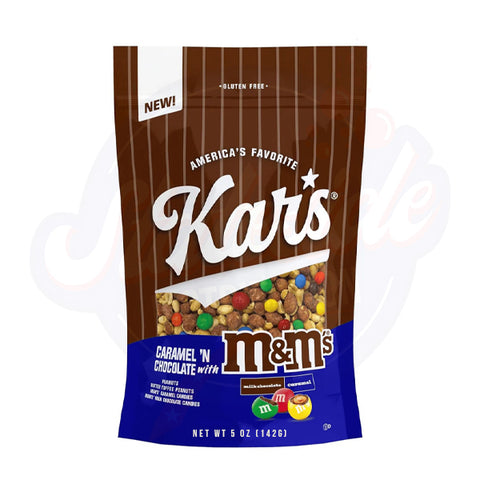 Kar's Nuts Chocolate N Caramel with M&M's 5oz/142g- Pack of 12