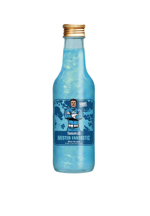 Potions Cauldron Fantastic 4 Mr Fantastic Blue Grape Soda 330ml - Pack of 12