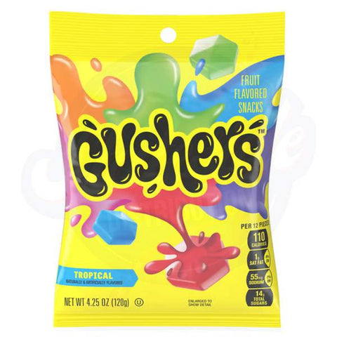 Gushers Tropical Flavour 4.25oz/120g - Pack of 8
