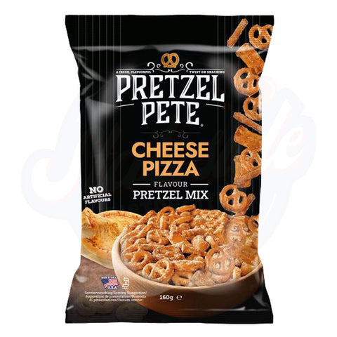Pretzel Pete Cheese Pizza Pretzel Mix 160g - Pack of 8