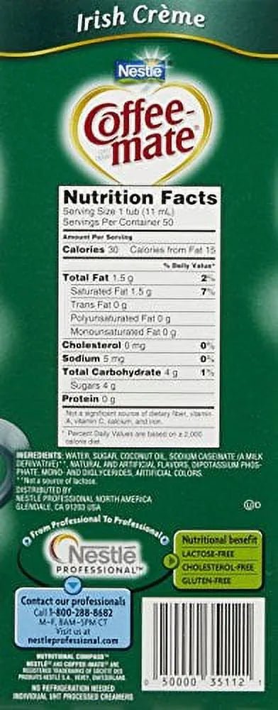 Coffee - Mate Irish Crème 18.7 Fl Oz/550ml 50cnt - Stateside Distribution