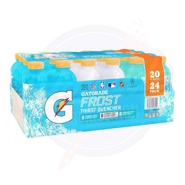 Gatorade Frost Variety Pack 20fl oz/591ml - Pack of 24 - Stateside Distribution