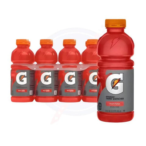 Gatorade Fruit Punch 20fl oz/591ml - Pack of 24 - Stateside Distribution