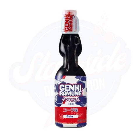 Genki Ramune Cola 6.7fl oz/200ml - Pack of 30 - Stateside Distribution