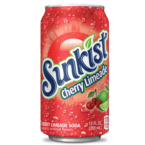 Sunkist Cherry Limeade 12fl oz/355ml - Pack of 12
