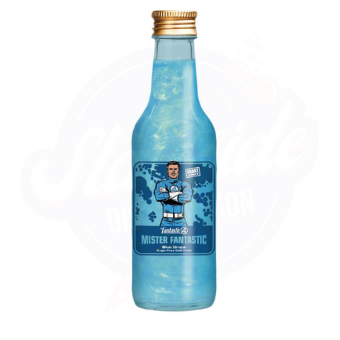 Potions Cauldron Fantastic 4 Mr Fantastic Blue Grape Soda 330ml - Pack of 12