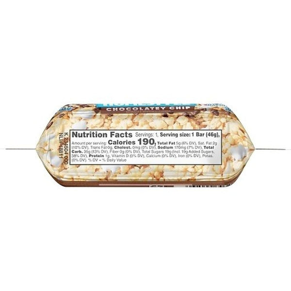 Kelloggs Rice Krispies Treats Homestyle Chocolatey Chip 1.6oz/46g - pack of 10 - Stateside Distribution