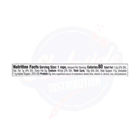 Laffy Taffy Rope Blue Raspberry 0.81oz/22.9g - Pack of 24 - Stateside Distribution