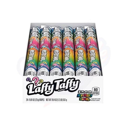 Laffy Taffy Rope Mystery Swirl 0.81oz/22.9g - Pack of 24 - Stateside Distribution