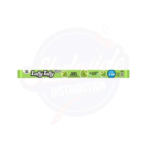 Laffy Taffy Sour Apple Rope 0.81oz/22.9g - Pack of 24 - Stateside Distribution