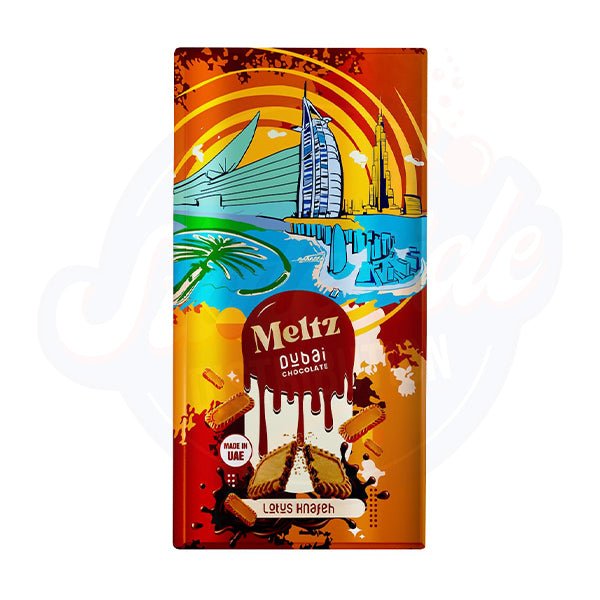 Meltz Dubai Chocolate Lotus Knafeh 192g - Pack of 6 - Stateside Distribution