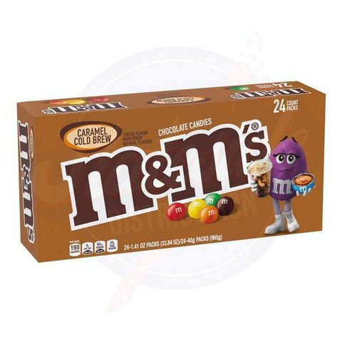 M&M'S Caramel Cold Brew 1.41oz/40g - Pack of 24 - Stateside Distribution