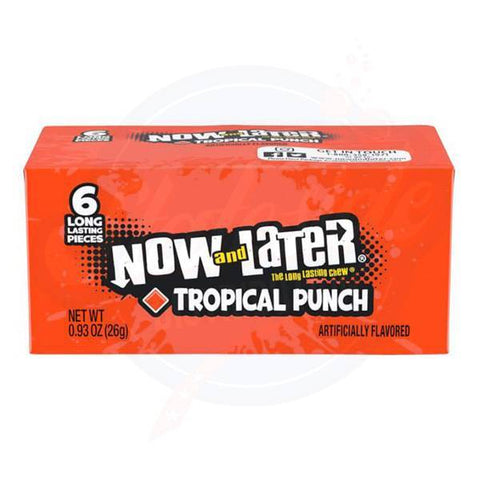 Now and Later Tropical Punch 0.93oz/26g - Pack of 24 - Stateside Distribution