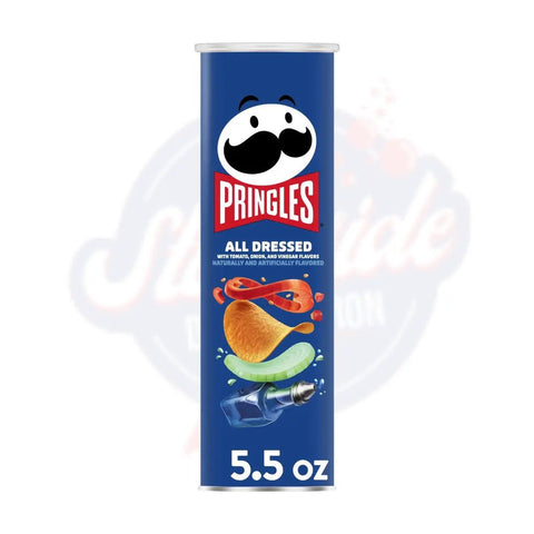 Pringles All Dressed 5.5oz/158g - Pack of 14 - Stateside Distribution