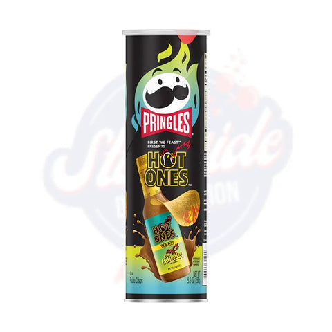 Pringles Hot Ones Verde 5.5oz/158g - Pack of 14 - Stateside Distribution