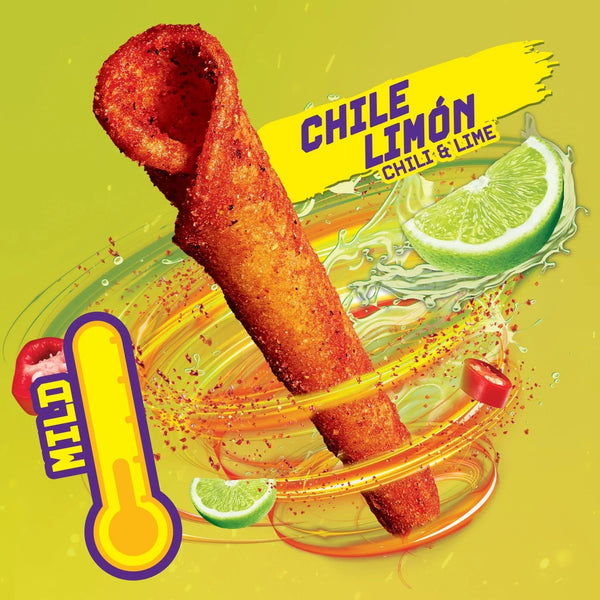 Takis Chile Limón 3.25oz/92.3g – Pack of 20 - Stateside Distribution