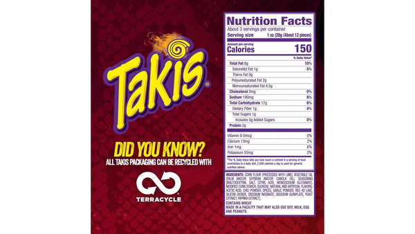 Takis Cobra 3.25oz/92.3g – Pack of 20 - Stateside Distribution