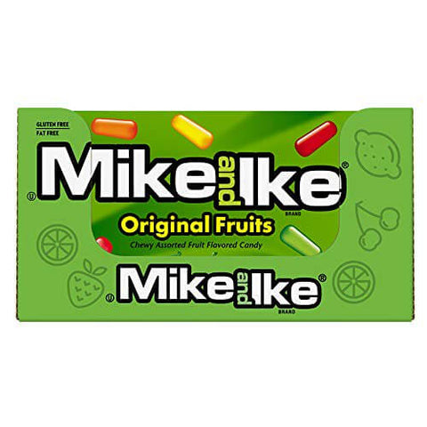 Mike and Ike Original Chewy Candy 4.25oz/120g - Pack of 12 - Stateside Distribution
