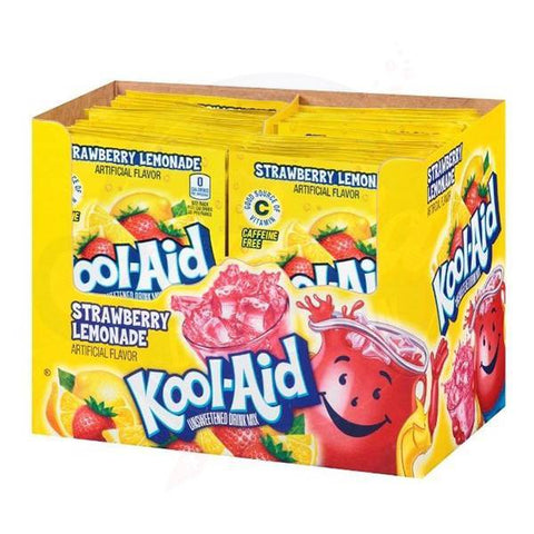 Kool-Aid Strawberry Lemonade 0.19oz/5.3g- Pack of 48
