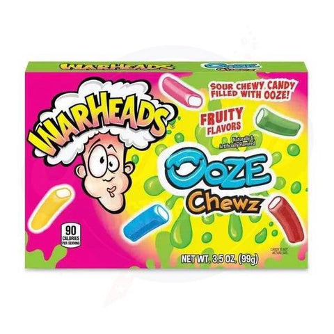 Warheads Ooze Chewz Theatre Box 3.5oz/99g - Pack of 12
