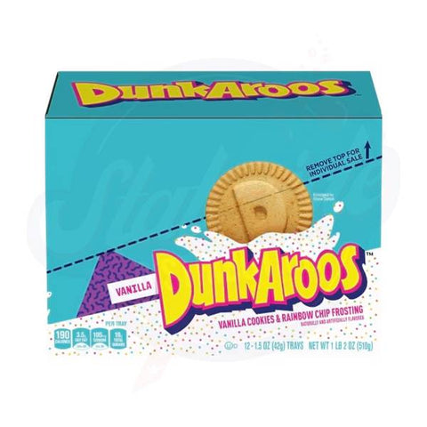 Dunkaroos Vanilla Cookies 1.5oz/42g - Pack of 12
