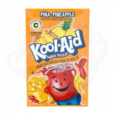 Kool-Aid Pina Pineapple Powder 0.14oz/3.9g- Pack of 48
