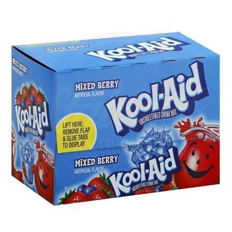 Kool-Aid Mixed Berry Powder 0.22oz/6g- Pack of 48