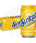 Sunkist Mango Orange 12fl oz/355ml - Pack of 12
