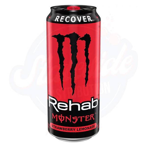 Monster Rehab Strawberry Lemonade 15.5fl oz/458ml - Pack of 24