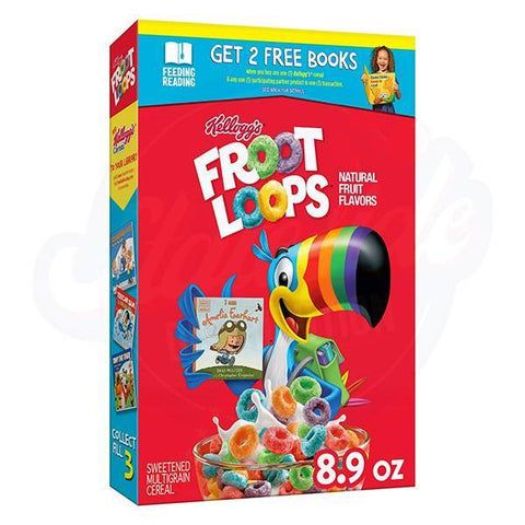 Froot Loops Cereal 8.9oz/252.3g - Pack of 18