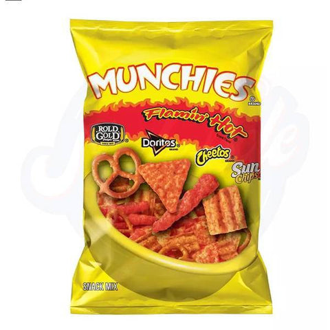 Munchies Snack Mix Flamin' Hot 9.25oz/262.2g - Pack of 8 (BBD: 31/10/2024)