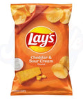 Lay's Cheddar & Sour Cream 6.5oz/184g - Pack of 15