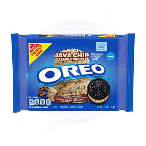 Oreo Chocolate Java Chips Sandwich Cookies 17oz/482g - Pack of 12 ...