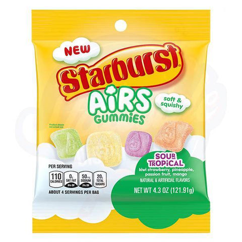 Starburst Sour Air Gummies 4.3oz/122g - Pack of 12