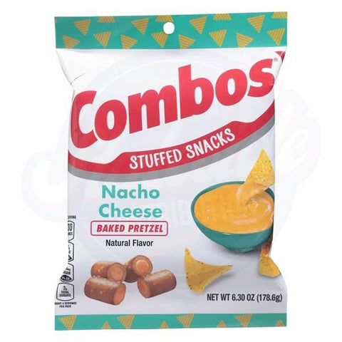 Combos Nacho Cheese Baked Pretzel 6.3oz/178g - Pack of 12