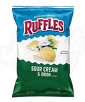 Ruffles Sour Cream and Onion 6.5oz/184g - Pack of 15

