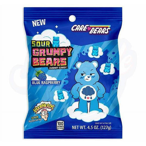 Warheads Sour Grumpy Bears Peg Bag 4.5oz/127g