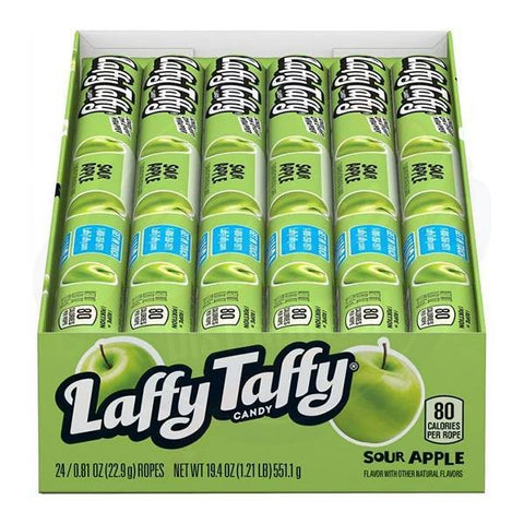 Laffy Taffy Sour Apple Rope 0.81oz/22.9g - Pack of 24