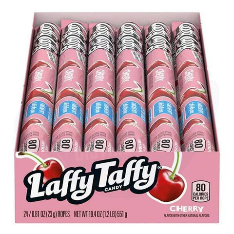 Laffy Taffy Rope Cherry 0.81oz/22.9g - Pack of 24 (BBD: 02/2025)